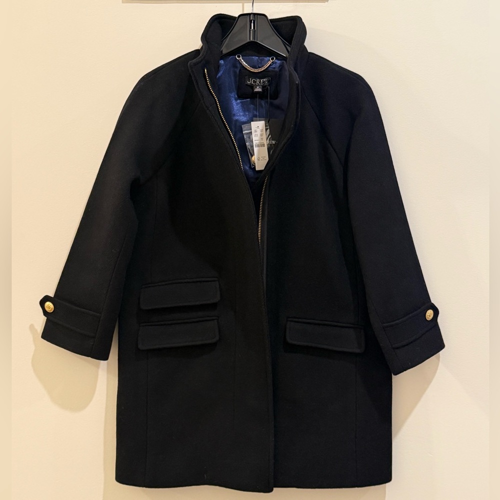 J.CREW *NWT* Nello Gori Toscana coat in Italian stadium-cloth wool blend - Picture 2 of 5